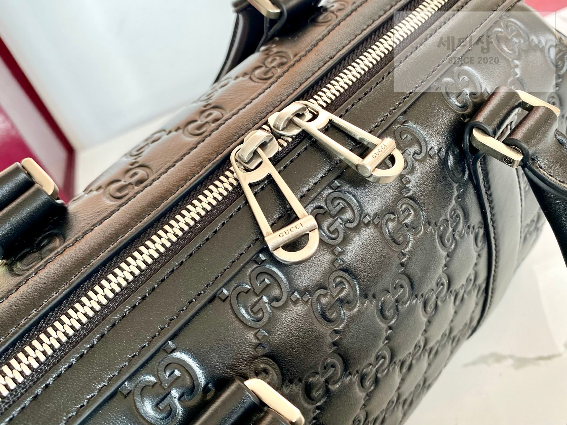 Gucci 구찌 GG 엠블럼 스몰 더플백 레플리카 7번 이미지 - Bag | 세미샵 레플리카 사이트