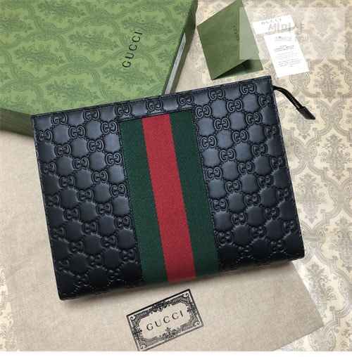 Gucci 구찌 gg시마 수프림 파우치 클러치백 475316 Bag 1번 이미지