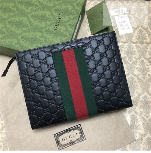 Gucci 구찌 gg시마 수프림 파우치 클러치백 475316 Bag 4번 이미지