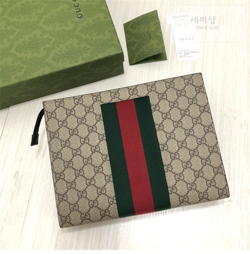Gucci 구찌 gg 웹 삼선 파우치 클러치백 475316,430268 Bag 21번 이미지