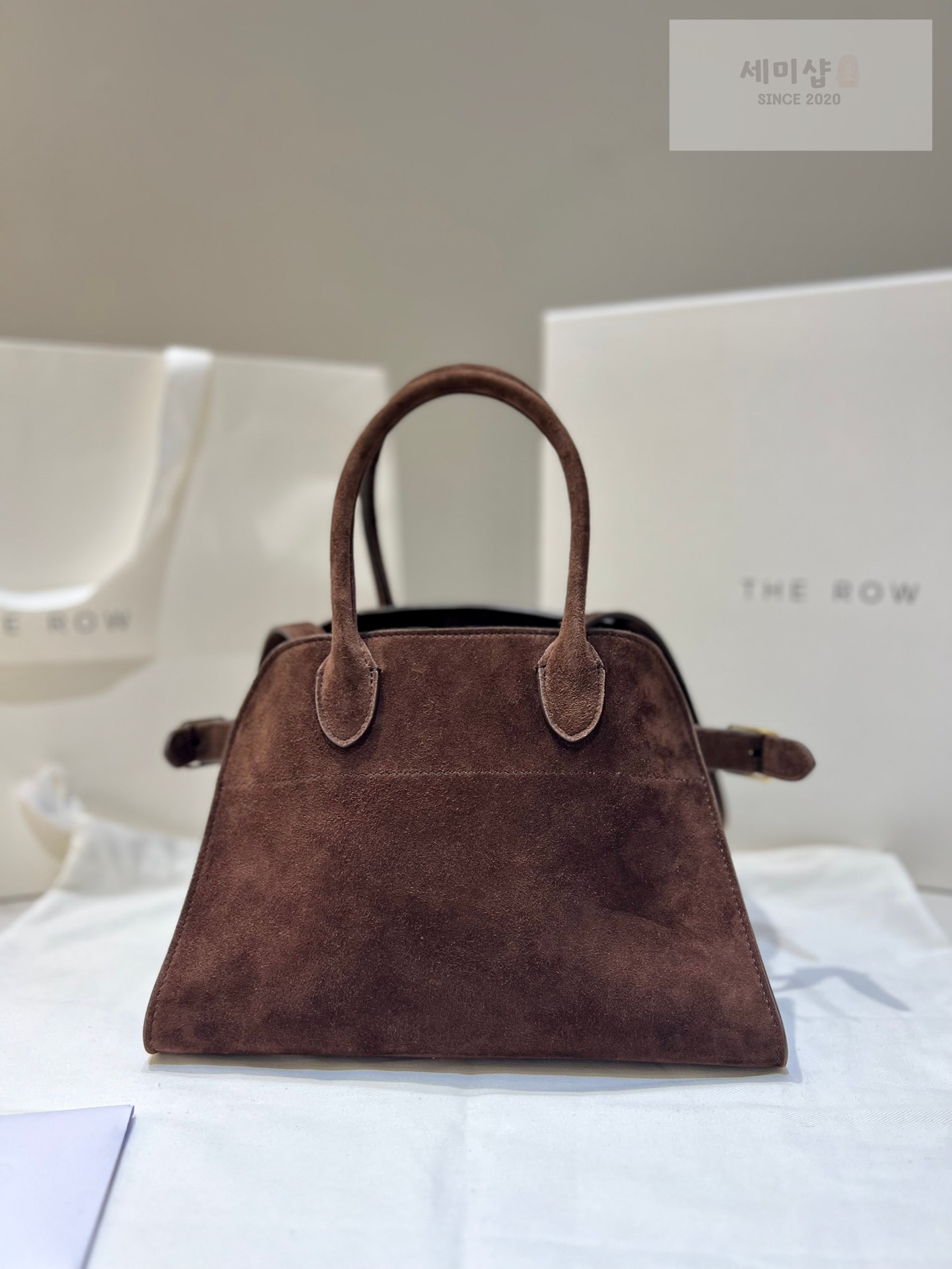 더로우 더로우 마고 10 다크브라운 스웨이드 Bag 2번 이미지
