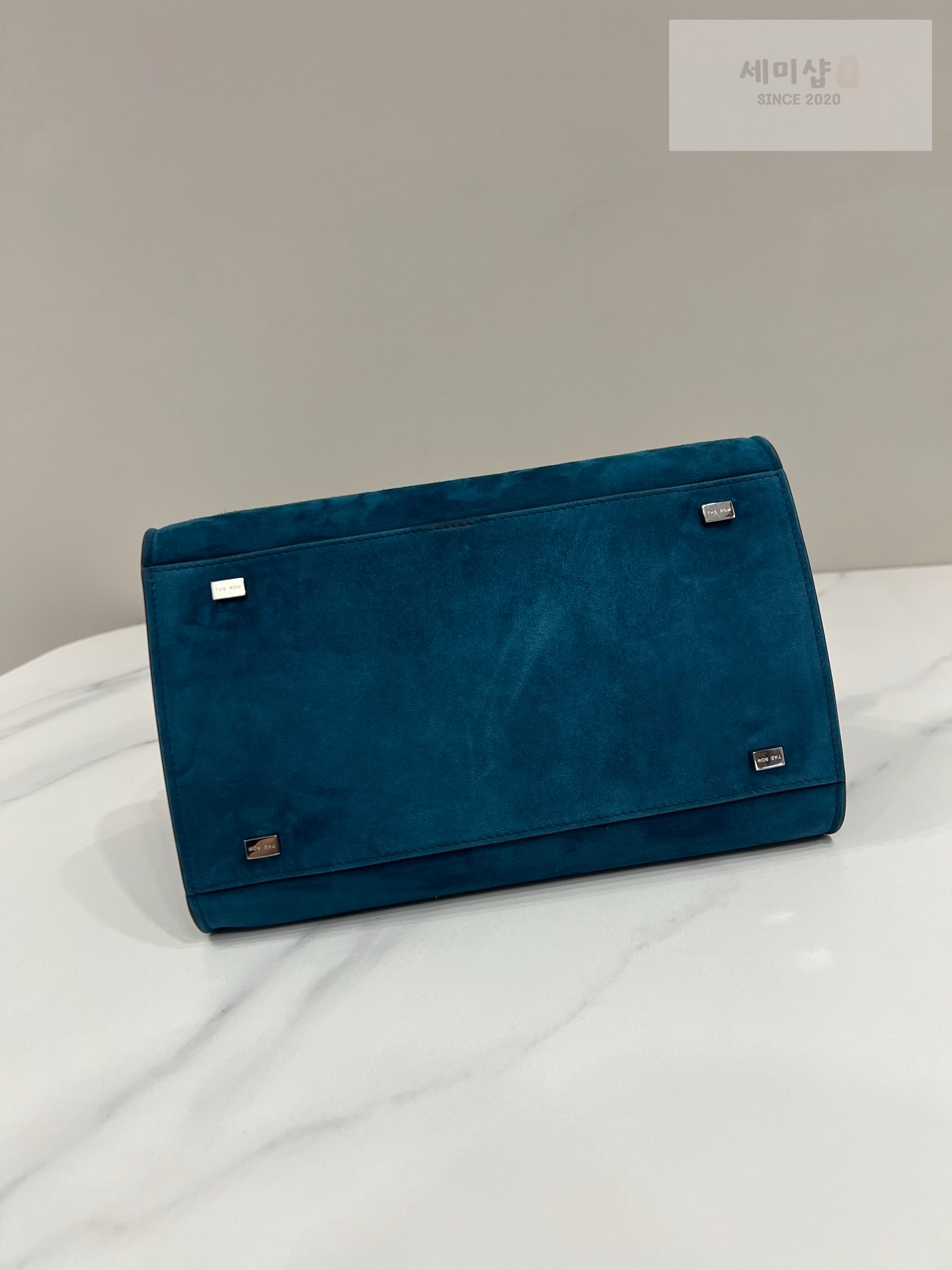 더로우 더로우 마고 10 더스티 블루 스웨이드 Bag 4번 이미지