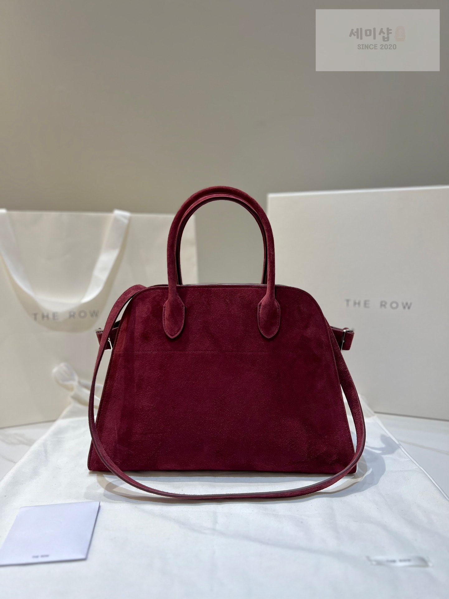 더로우 더로우 마고 12 루비 스웨이드 Bag 1번 이미지