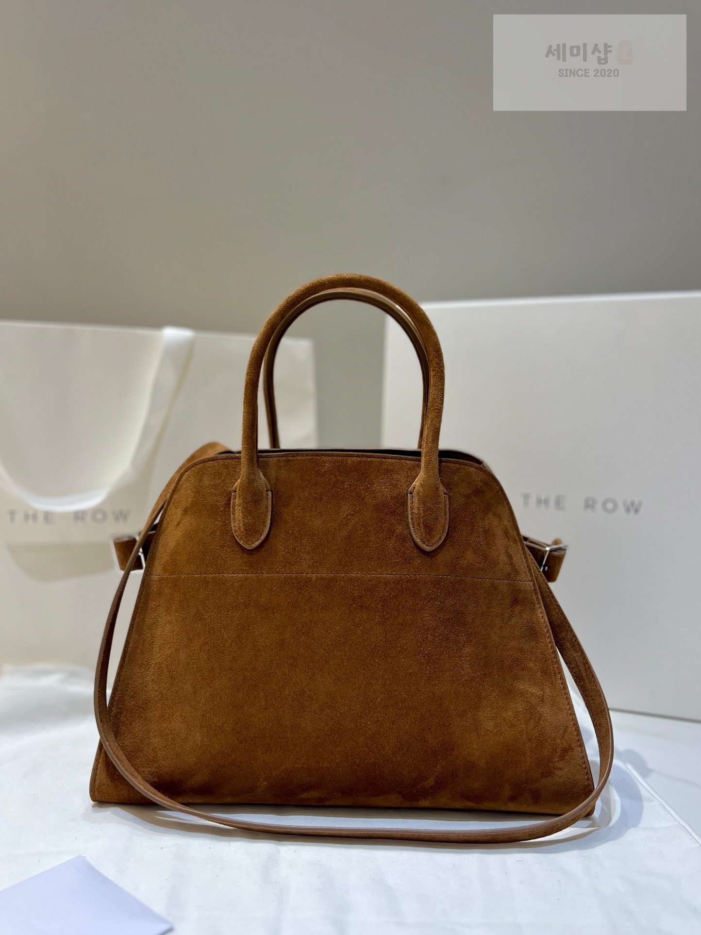 더로우 더로우 마고 12 꼬냑 스웨이드 Bag 1번 이미지