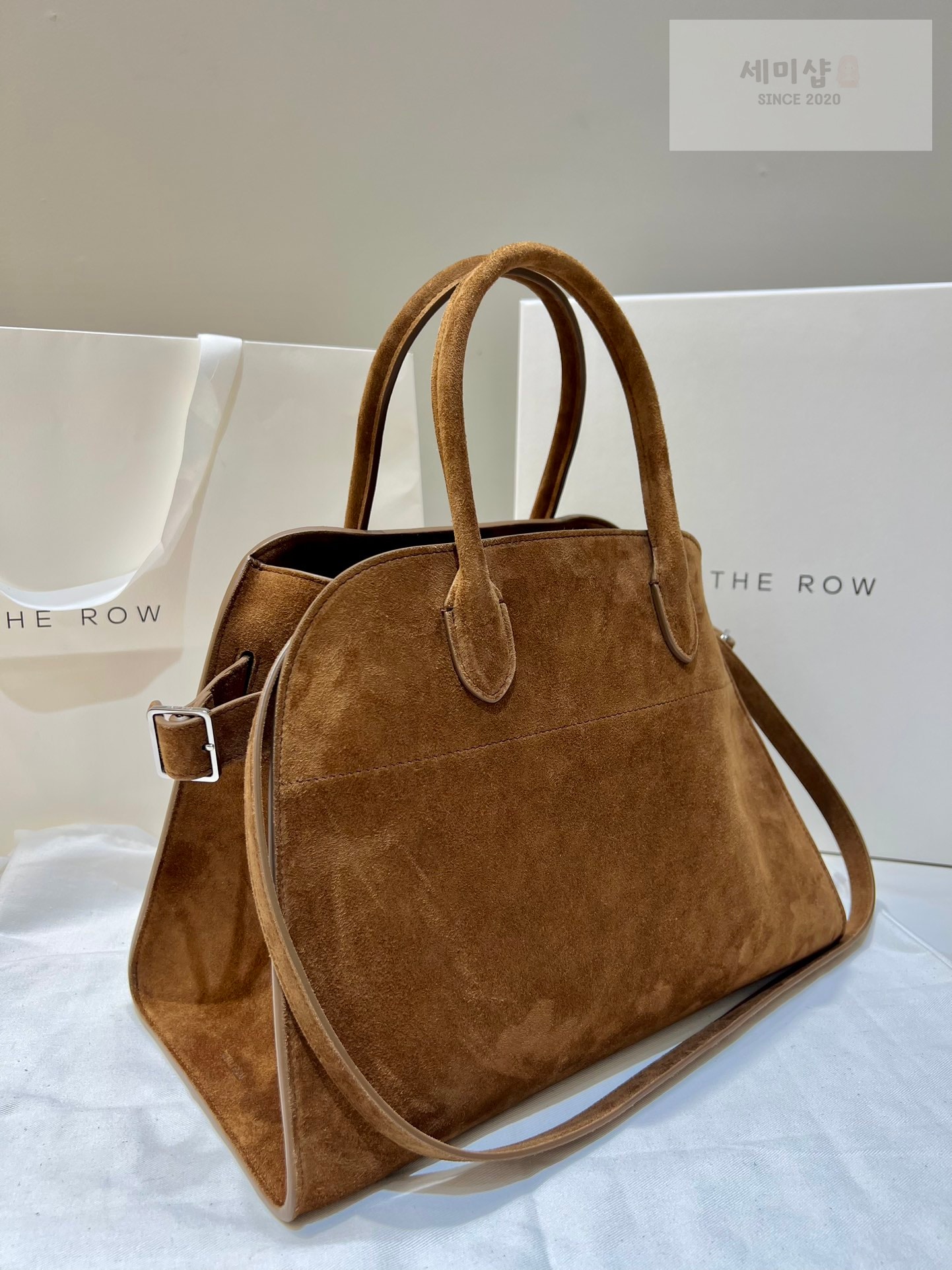 더로우 더로우 마고 12 꼬냑 스웨이드 Bag 3번 이미지