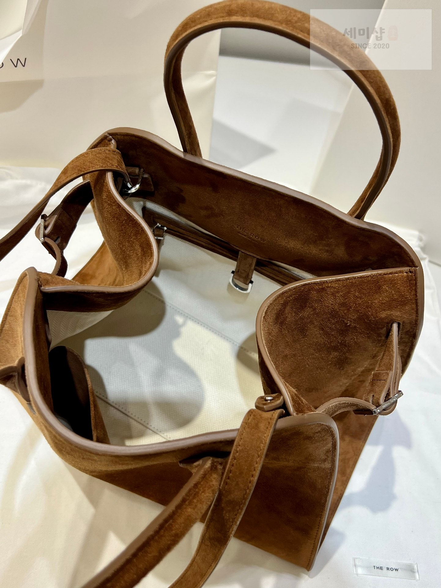 더로우 더로우 마고 12 꼬냑 스웨이드 Bag 8번 이미지