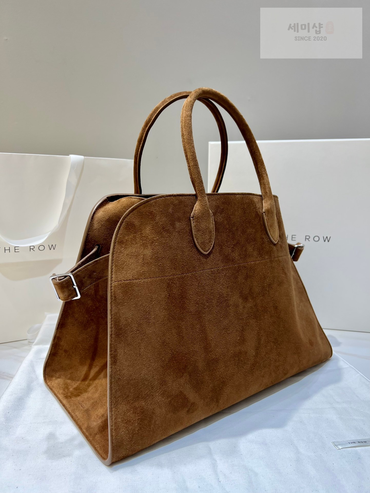 더로우 더로우 마고 15 꼬냑 스웨이드 Bag 3번 이미지