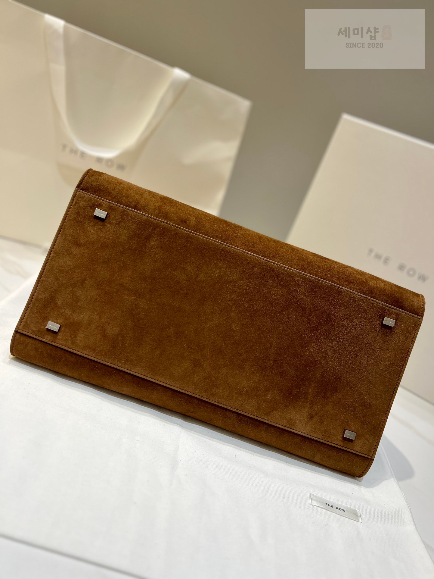 더로우 더로우 마고 15 꼬냑 스웨이드 Bag 4번 이미지