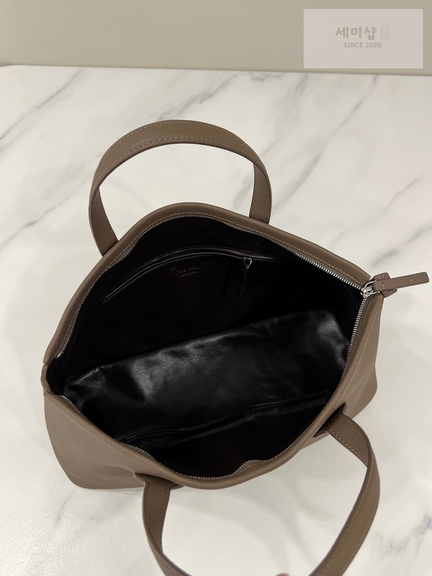 더로우 더로우 마르셀 토트백 우드 Bag 8번 이미지