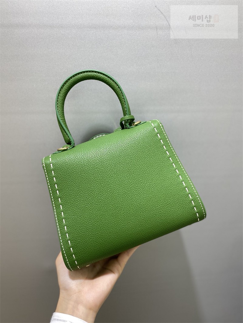 델보 델보 브리앙 미니 로데오 핸드백 카프레더 베르 올리브 Bag 4번 이미지