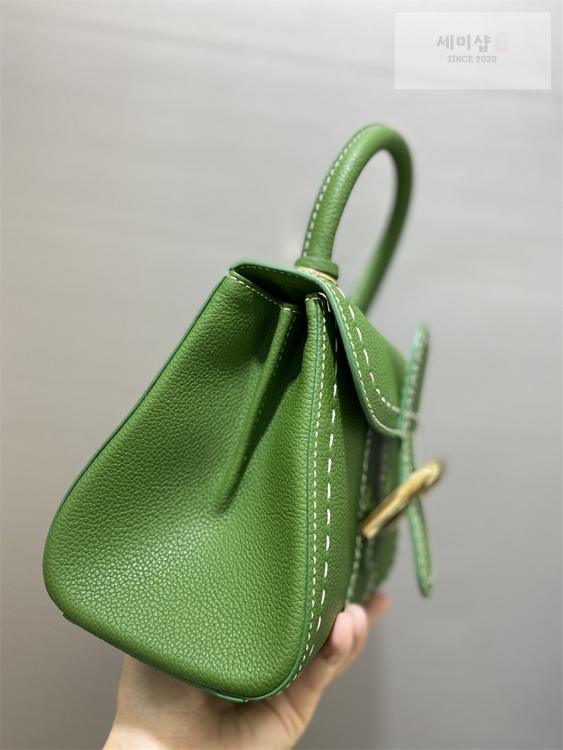 델보 델보 브리앙 미니 로데오 핸드백 카프레더 베르 올리브 Bag 6번 이미지