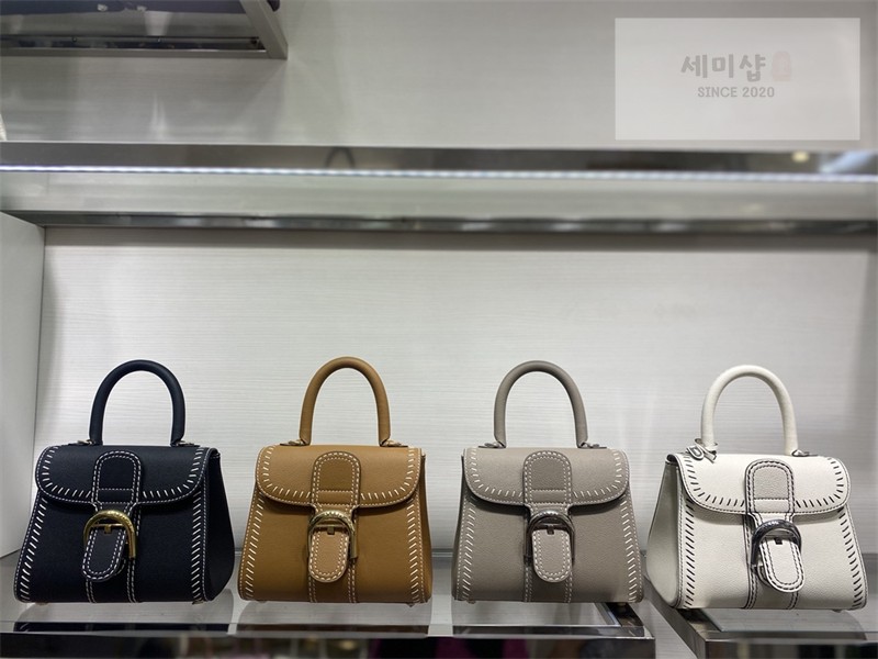 델보 델보 브리앙 미니 로데오 핸드백 카프레더 베르 올리브 Bag 15번 이미지
