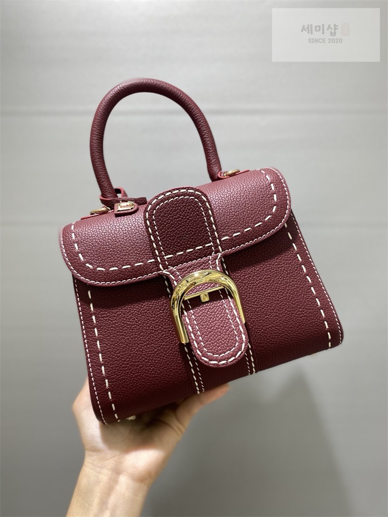 델보 델보 브리앙 미니 로데오 핸드백 카프레더 버건디 Bag 3번 이미지