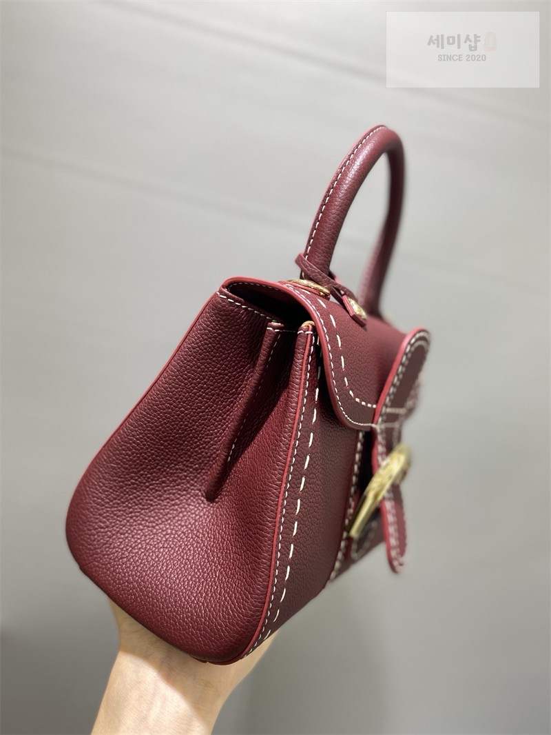 델보 델보 브리앙 미니 로데오 핸드백 카프레더 버건디 Bag 5번 이미지