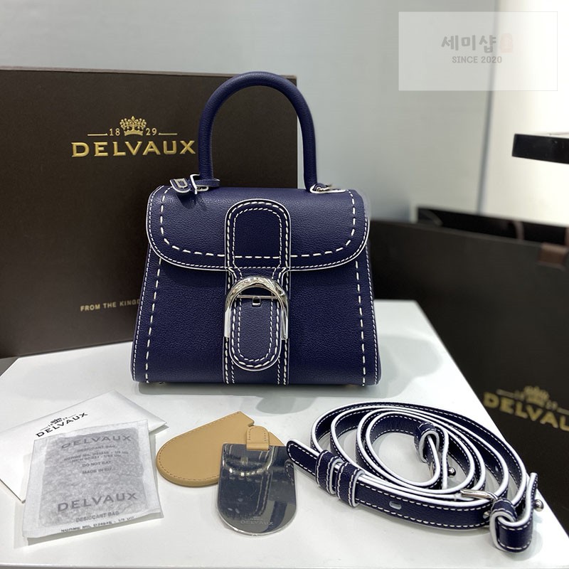 델보 델보 브리앙 미니 로데오 핸드백 카프레더 네이비 Bag 1번 이미지
