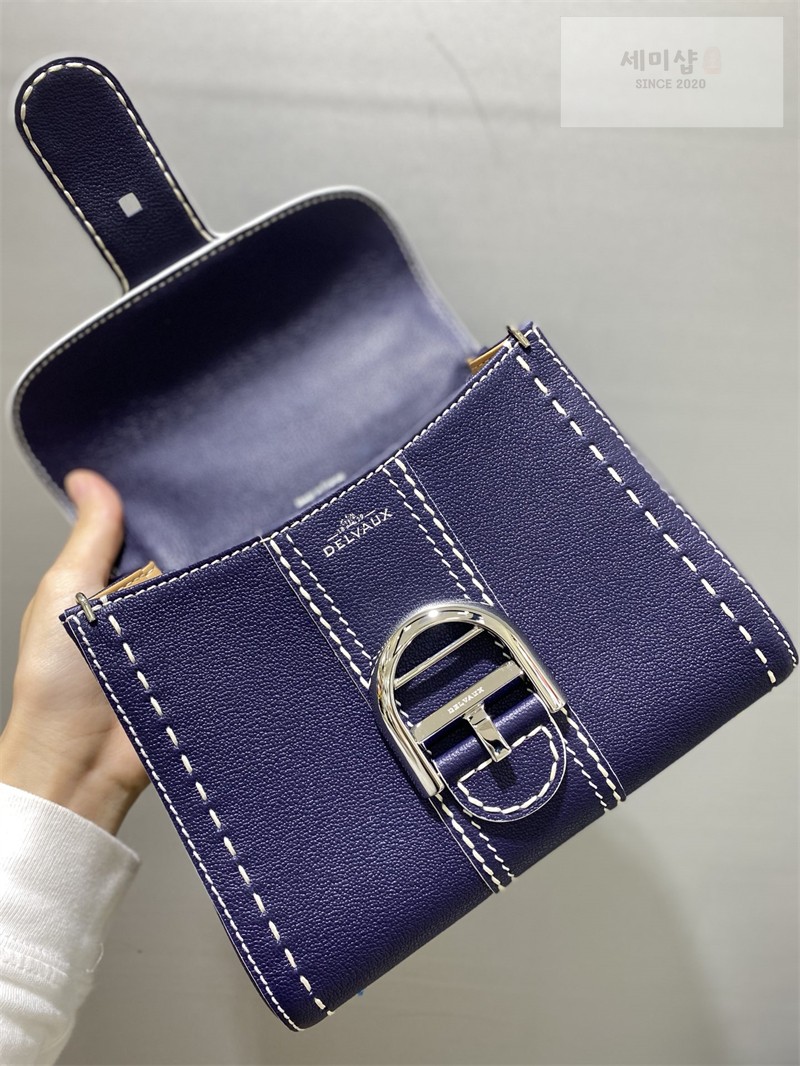 델보 델보 브리앙 미니 로데오 핸드백 카프레더 네이비 Bag 7번 이미지