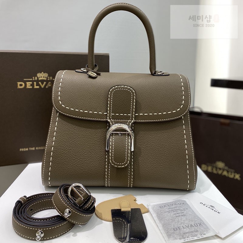델보 델보 브리앙 MM 로데오 핸드백 카프레더 베지탈 Bag 1번 이미지