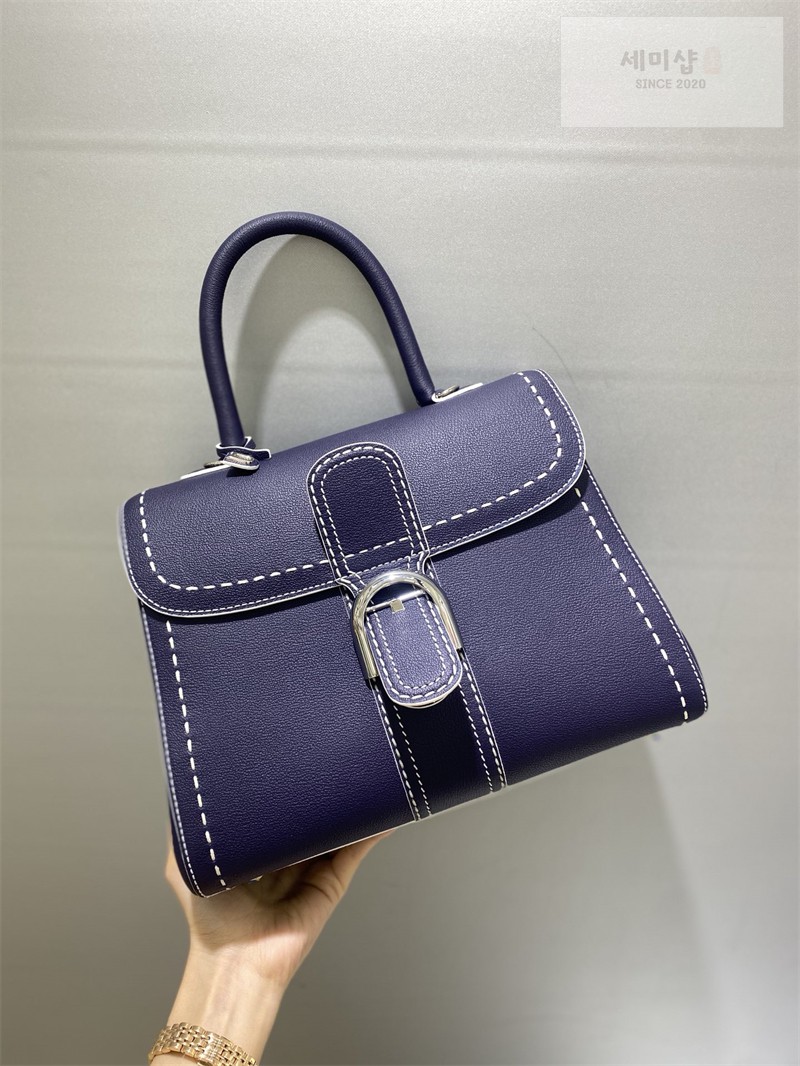 델보 델보 브리앙 MM 로데오 핸드백 카프레더 네이비 Bag 3번 이미지