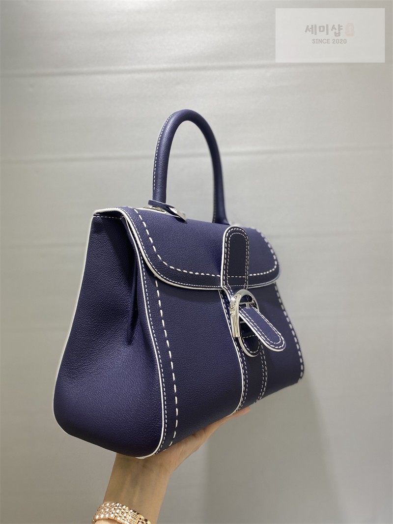 델보 델보 브리앙 MM 로데오 핸드백 카프레더 네이비 Bag 5번 이미지