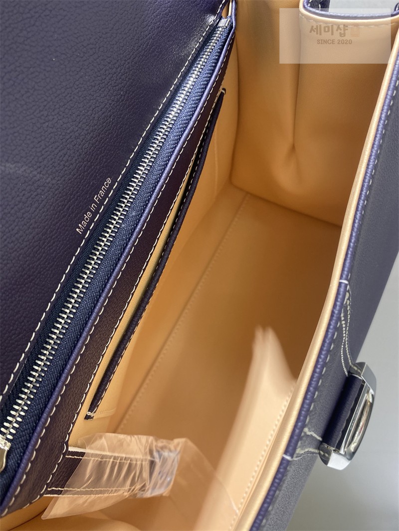 델보 델보 브리앙 MM 로데오 핸드백 카프레더 네이비 Bag 8번 이미지