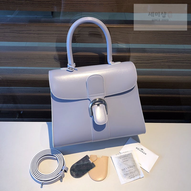 델보 델보 브리앙 MM 박스 카프 라벤더 Bag 1번 이미지