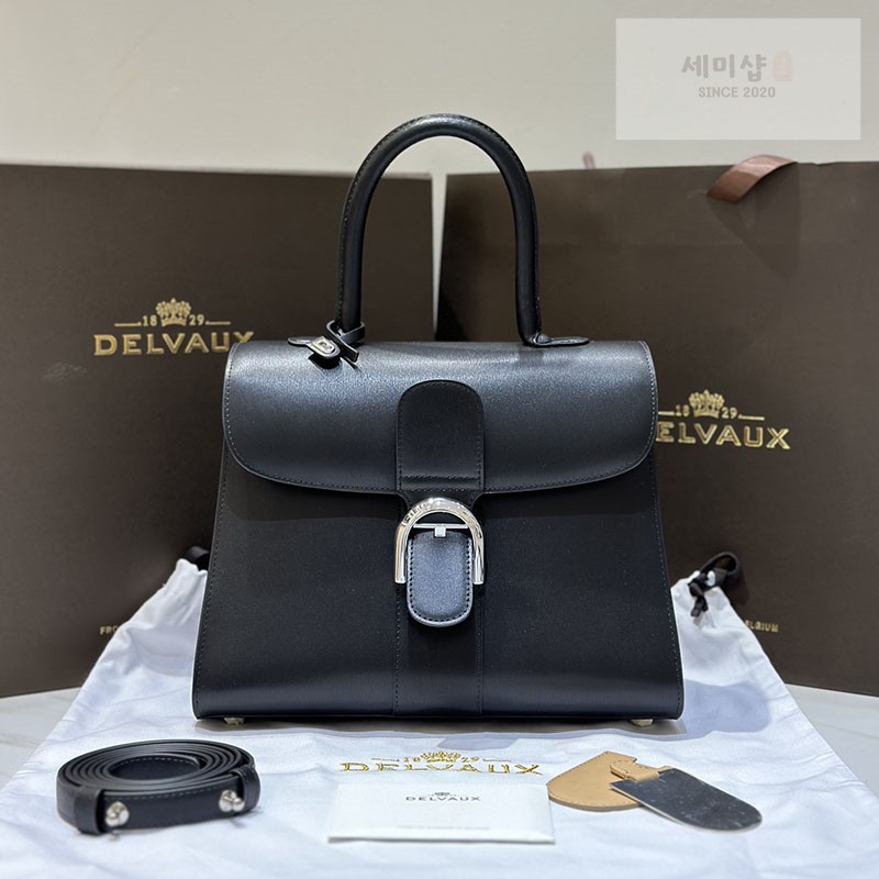 델보 델보 브리앙 MM 박스 카프 블랙 Bag 1번 이미지