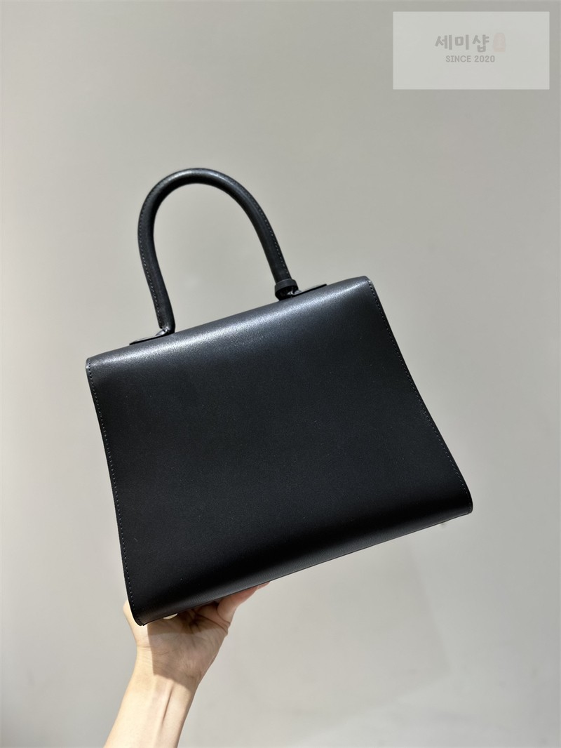 델보 델보 브리앙 MM 박스 카프 블랙 Bag 4번 이미지