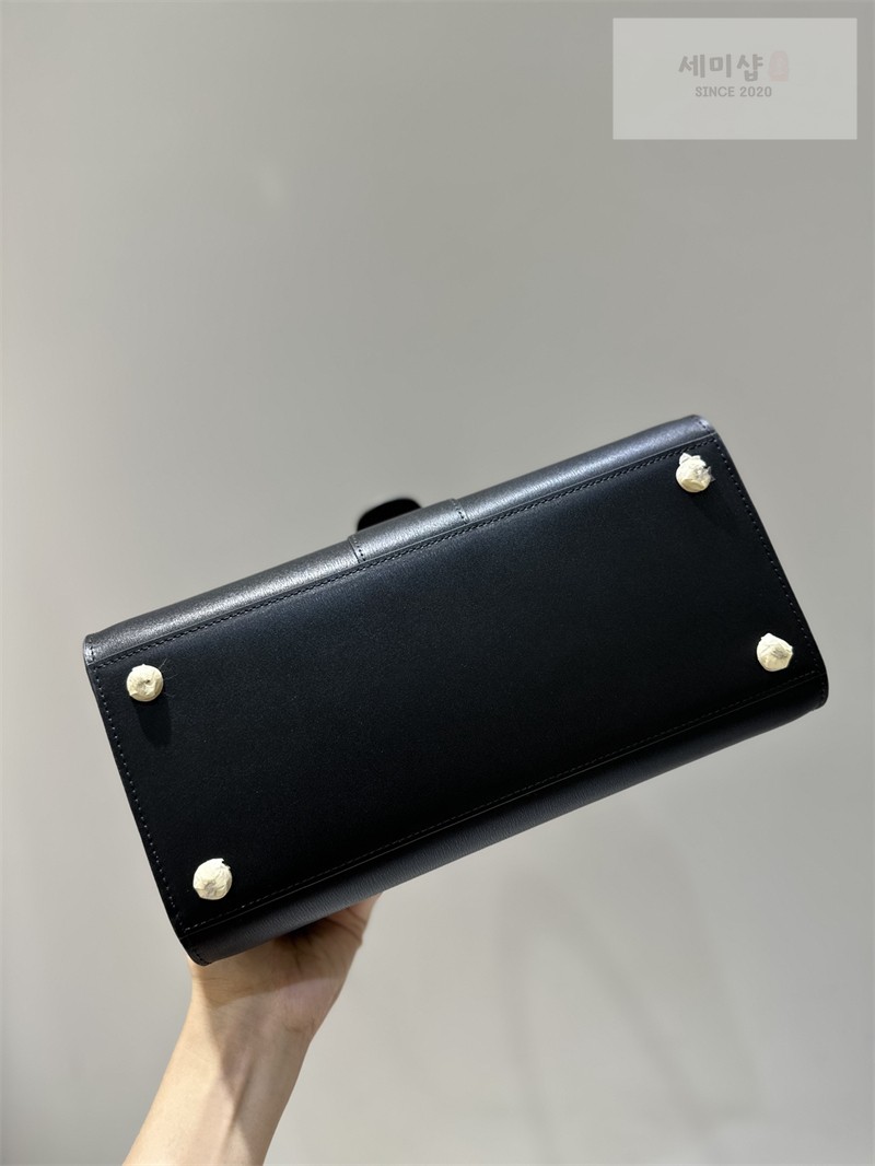 델보 델보 브리앙 MM 박스 카프 블랙 Bag 6번 이미지