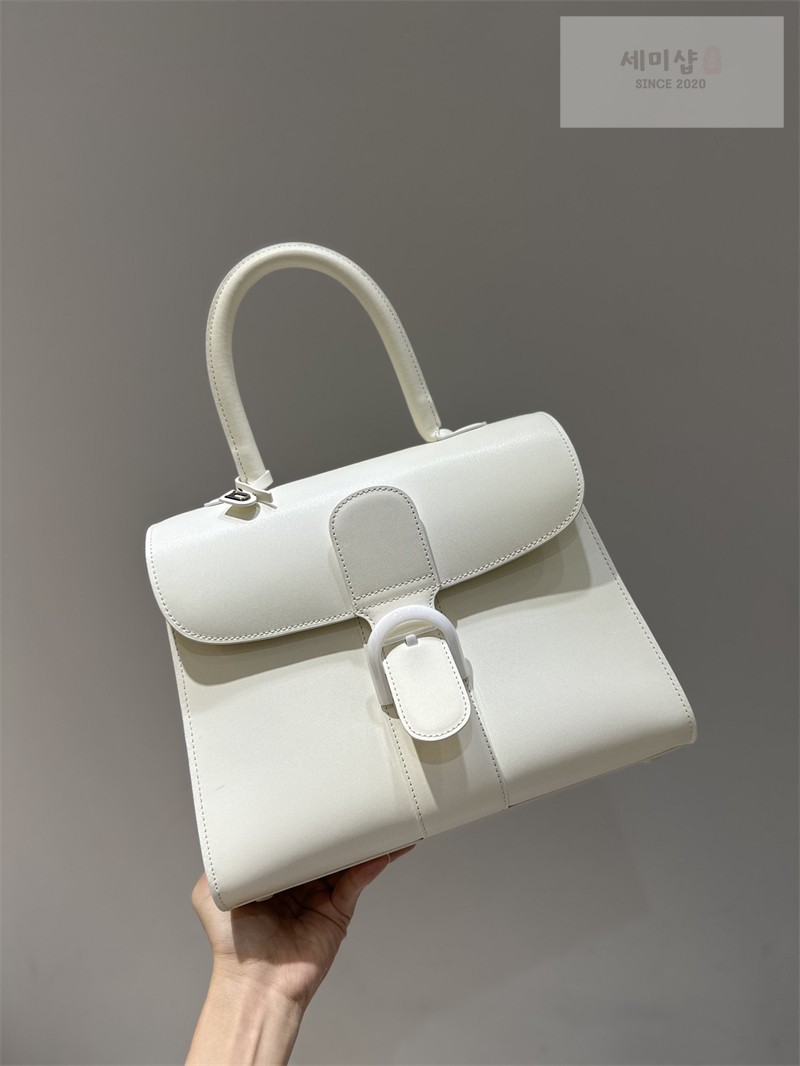 델보 델보 브리앙 MM 박스 카프 화이트 Bag 3번 이미지