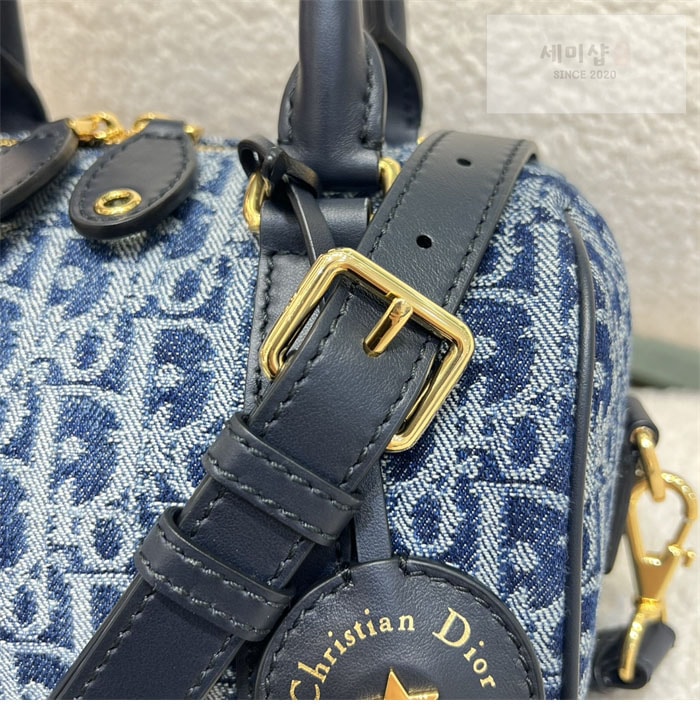 D I O R 디올 그루브 20 백 블루 데님 오블리크 Bag 15번 이미지