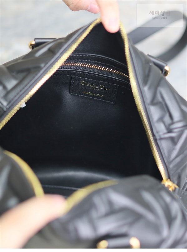 D I O R 디올 그루브 25 백 블랙 그래픽 까나쥬 Bag 9번 이미지