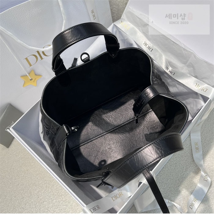 D I O R 디올 뚜주흐 미디엄 백 블랙 매크로까나쥬 크링클 Bag 2번 이미지