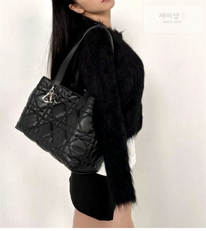 D I O R 디올 뚜주흐 미디엄 백 블랙 매크로까나쥬 Bag 16번 이미지