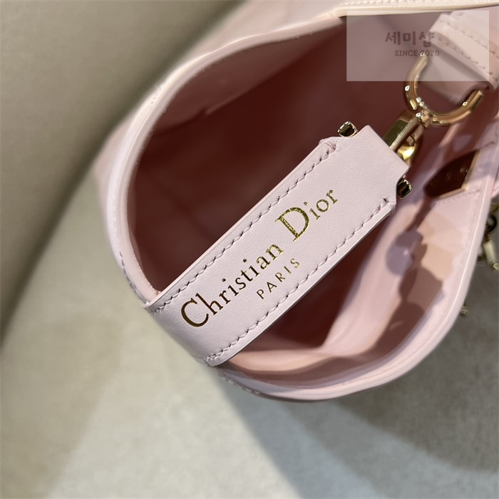 D I O R 디올 뚜주흐 미디엄 버티컬 토트백 페일 핑크 매크로까나쥬 Bag 10번 이미지