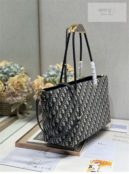 D I O R 디올 뚜주흐 백 라지 블랙 오블리크 Bag 4번 이미지