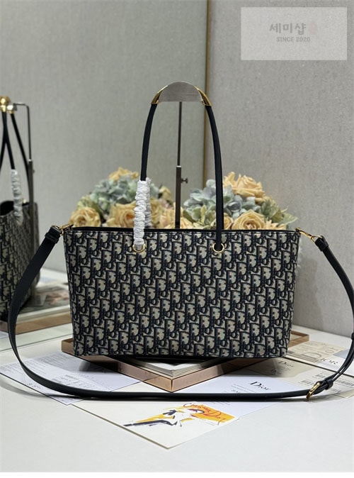 D I O R 디올 뚜주흐 백 스몰 블랙 오블리크 Bag 9번 이미지