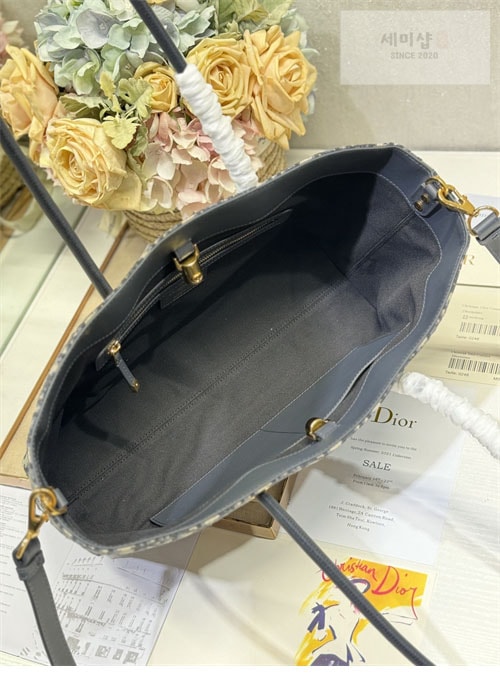 D I O R 디올 뚜주흐 백 스몰 블랙 오블리크 Bag 8번 이미지