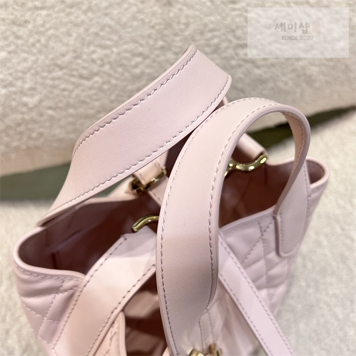 D I O R 디올 뚜주흐 버티컬 나노 토트백 파우더 핑크 매크로까나쥬 Bag 4번 이미지