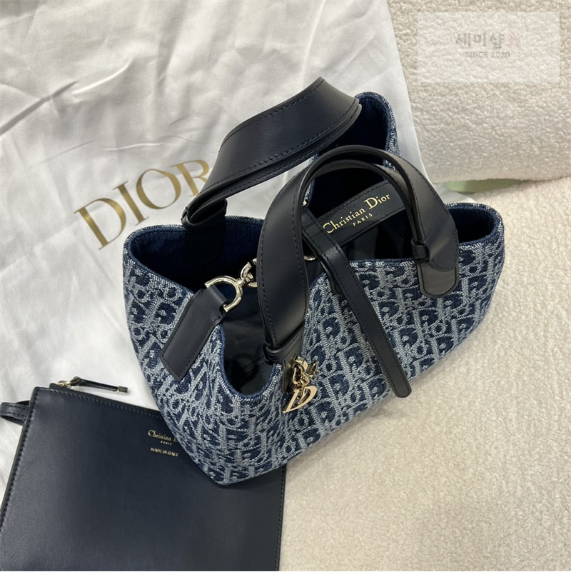 D I O R 디올 뚜주흐 스몰 백 데님 오블리크 Bag 1번 이미지
