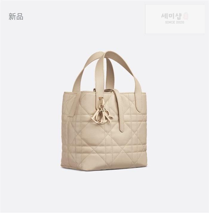D I O R 디올 뚜주흐 스몰 버티컬 토트백 파우더 베이지 매크로까나쥬 Bag 10번 이미지