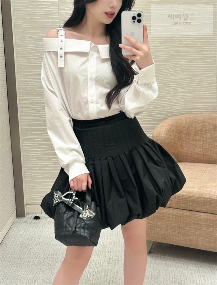 D I O R 디올 뚜주흐 스몰 버티컬 토트백 파우더 베이지 매크로까나쥬 Bag 12번 이미지