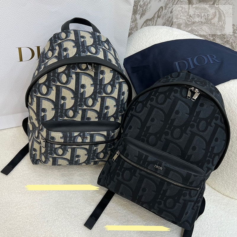 D I O R 디올 라이더 Rider 백팩 오블리크 블랙 Bag 10번 이미지