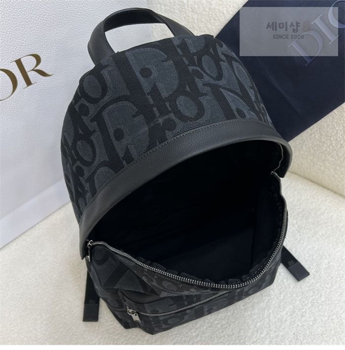 D I O R 디올 라이더 Rider 백팩 오블리크 블랙 Bag 15번 이미지
