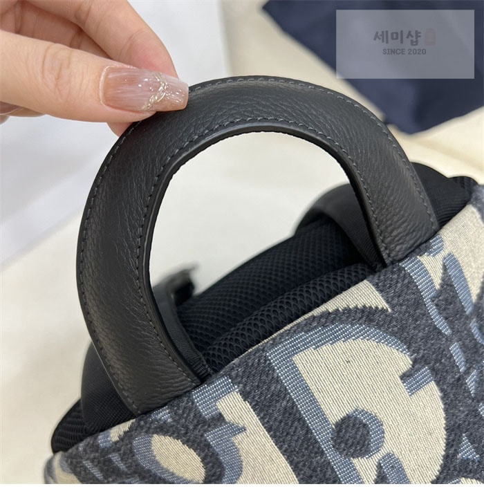 D I O R 디올 라이더 Rider 백팩 오블리크 블랙 Bag 25번 이미지