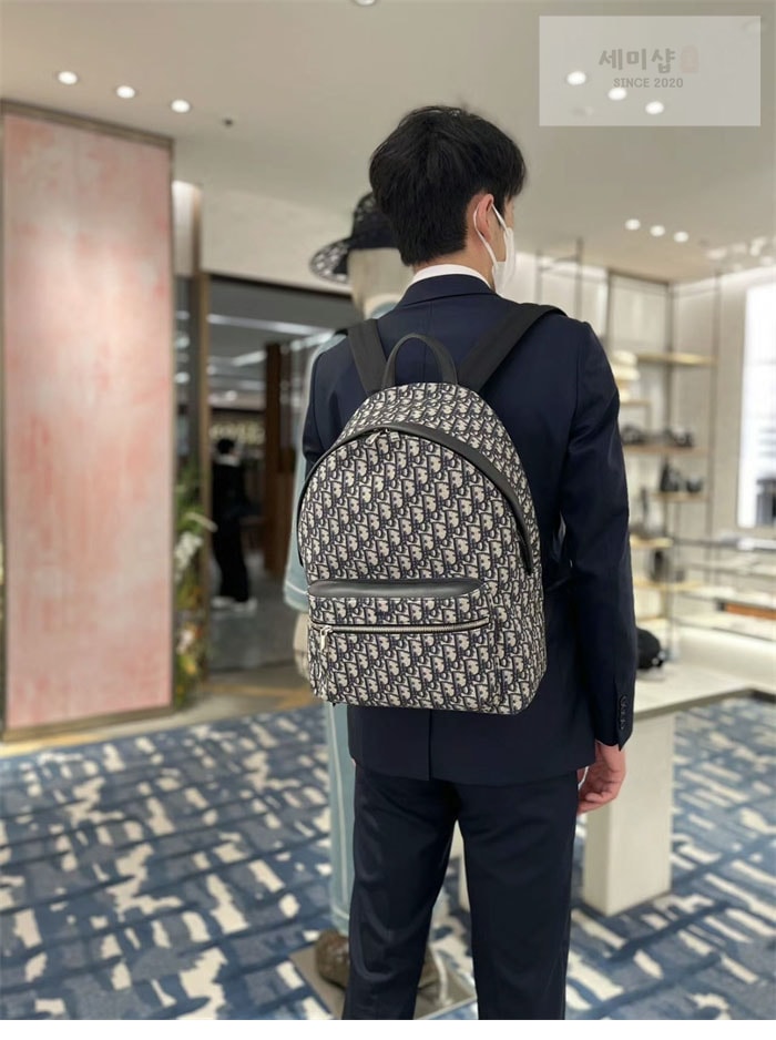D I O R 디올 라이더 Rider 백팩 오블리크 블랙 Bag 5번 이미지