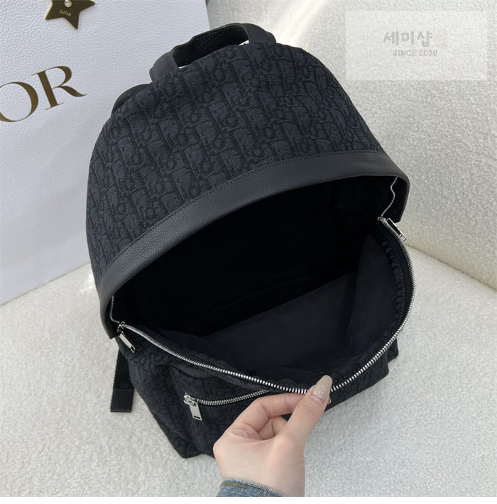 D I O R 디올 라이더 Rider 백팩 오블리크 블랙 Bag 26번 이미지