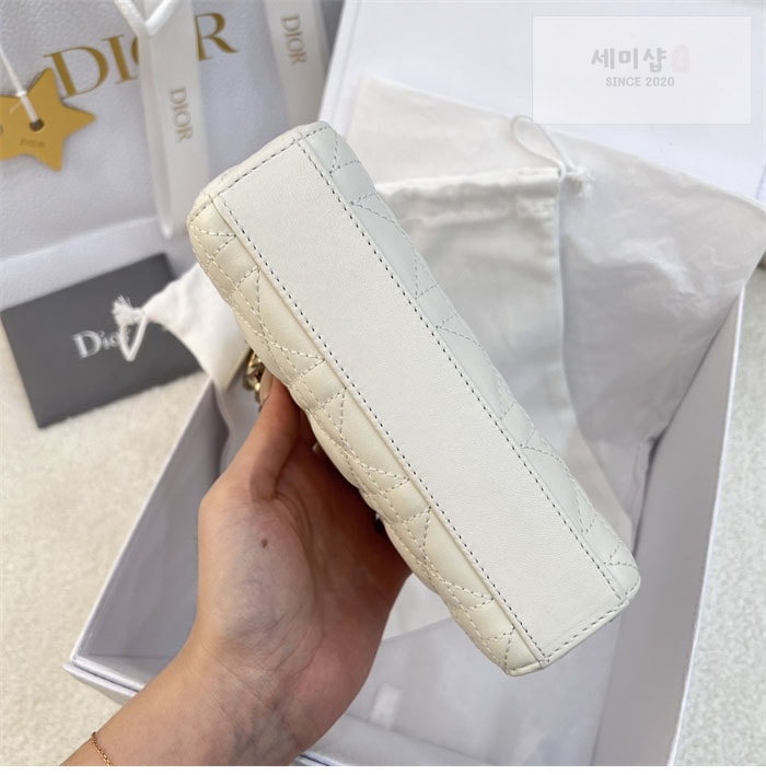 D I O R 디올 레이디 D-조이 마이크로 백 라떼 까나쥬 Bag 19번 이미지