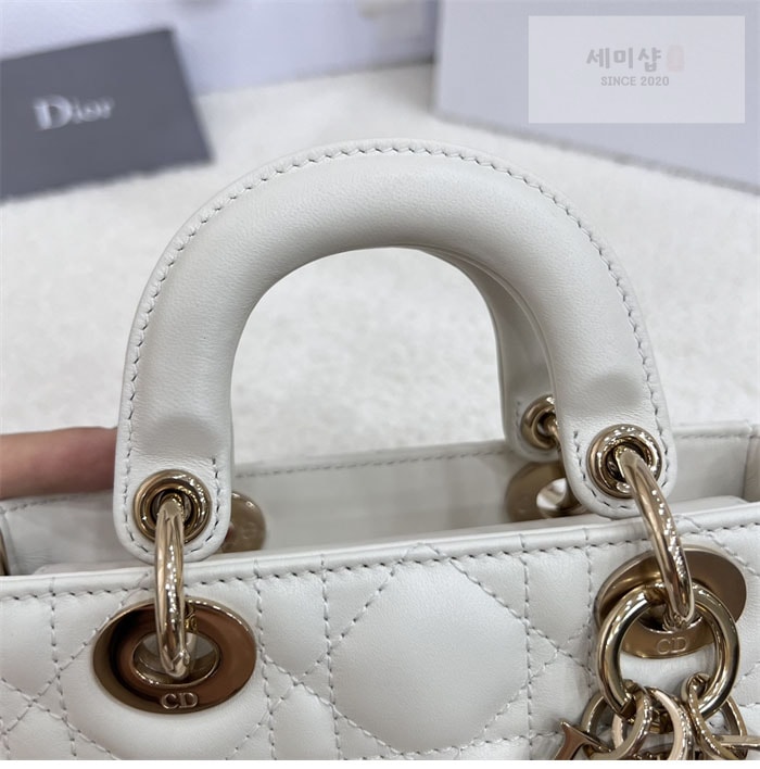 D I O R 디올 레이디 D-조이 마이크로 백 라떼 까나쥬 Bag 14번 이미지