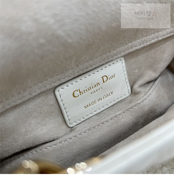 D I O R 디올 레이디 D-조이 마이크로 백 라떼 까나쥬 Bag 17번 이미지