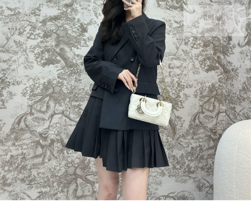 D I O R 디올 레이디 D-조이 미니 백 라떼 까나쥬 Bag 8번 이미지